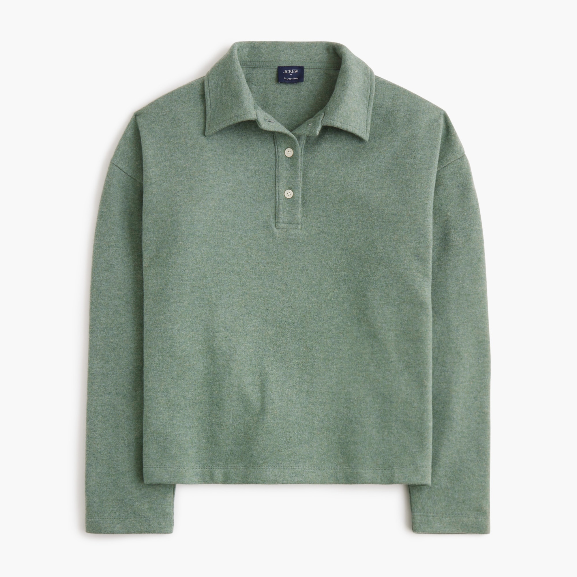 womens Polo sweatshirt in cloudspun yarn