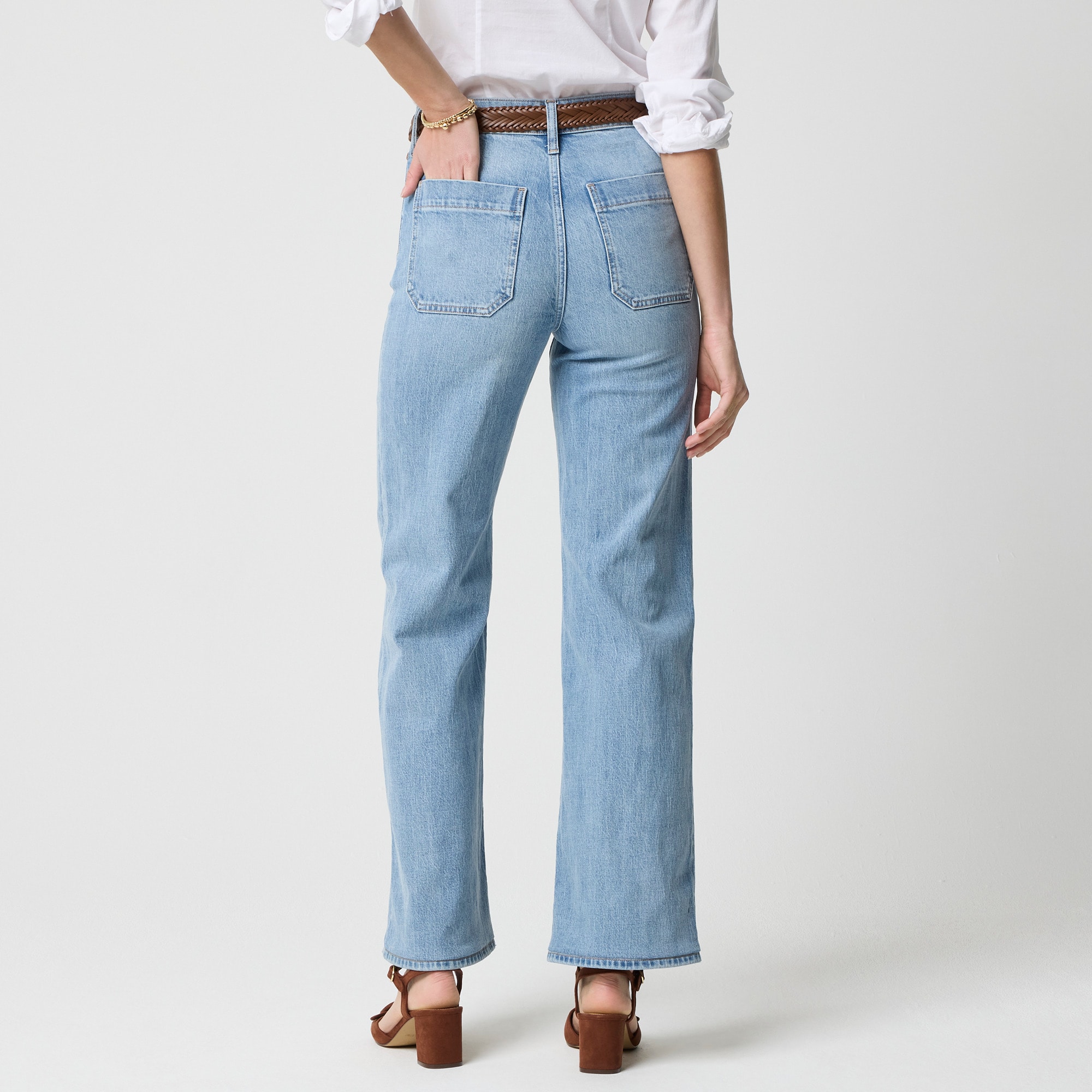 Slim wide-leg Sailor jean in all-day stretch