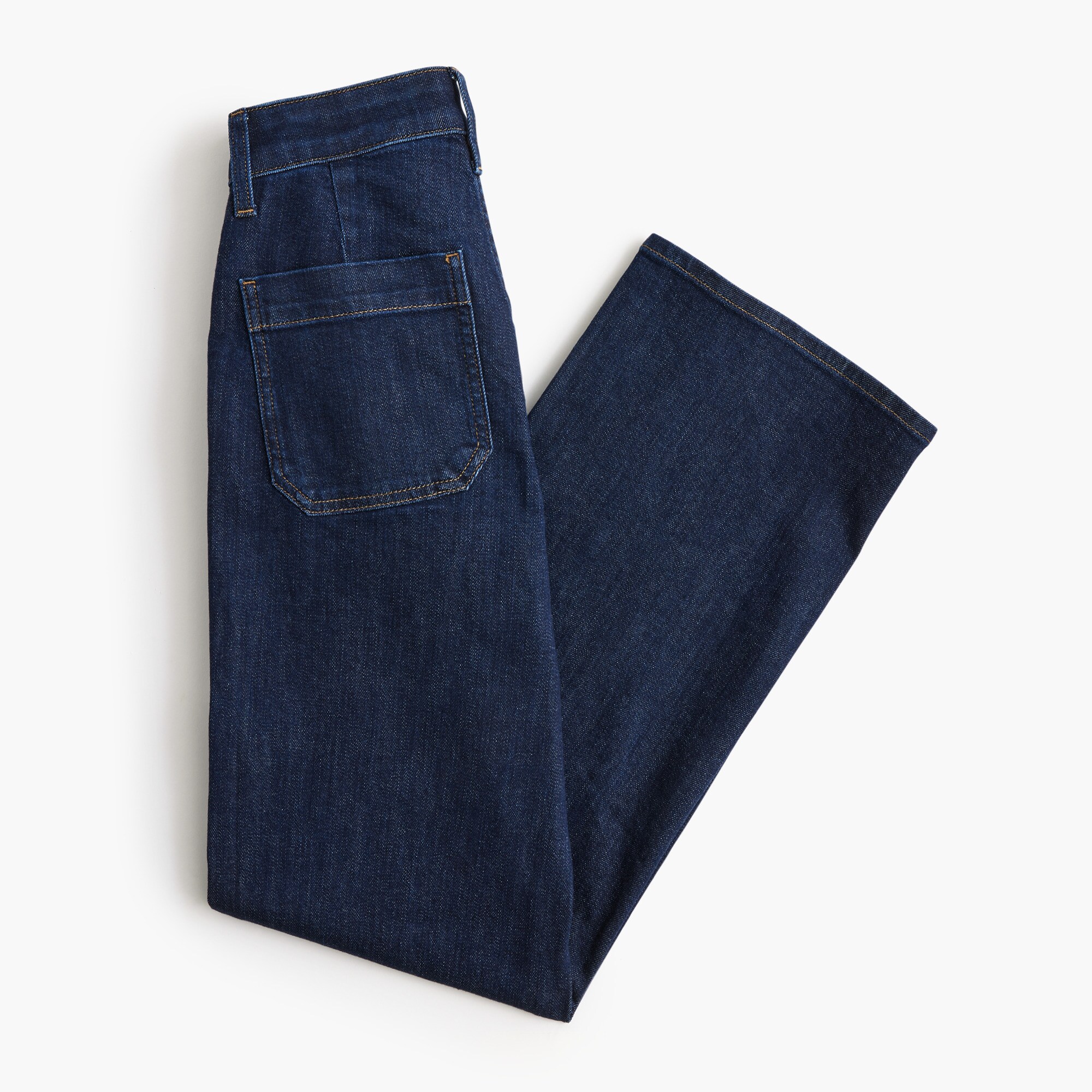 Curvy slim-wide sailor jean in all-day stretch