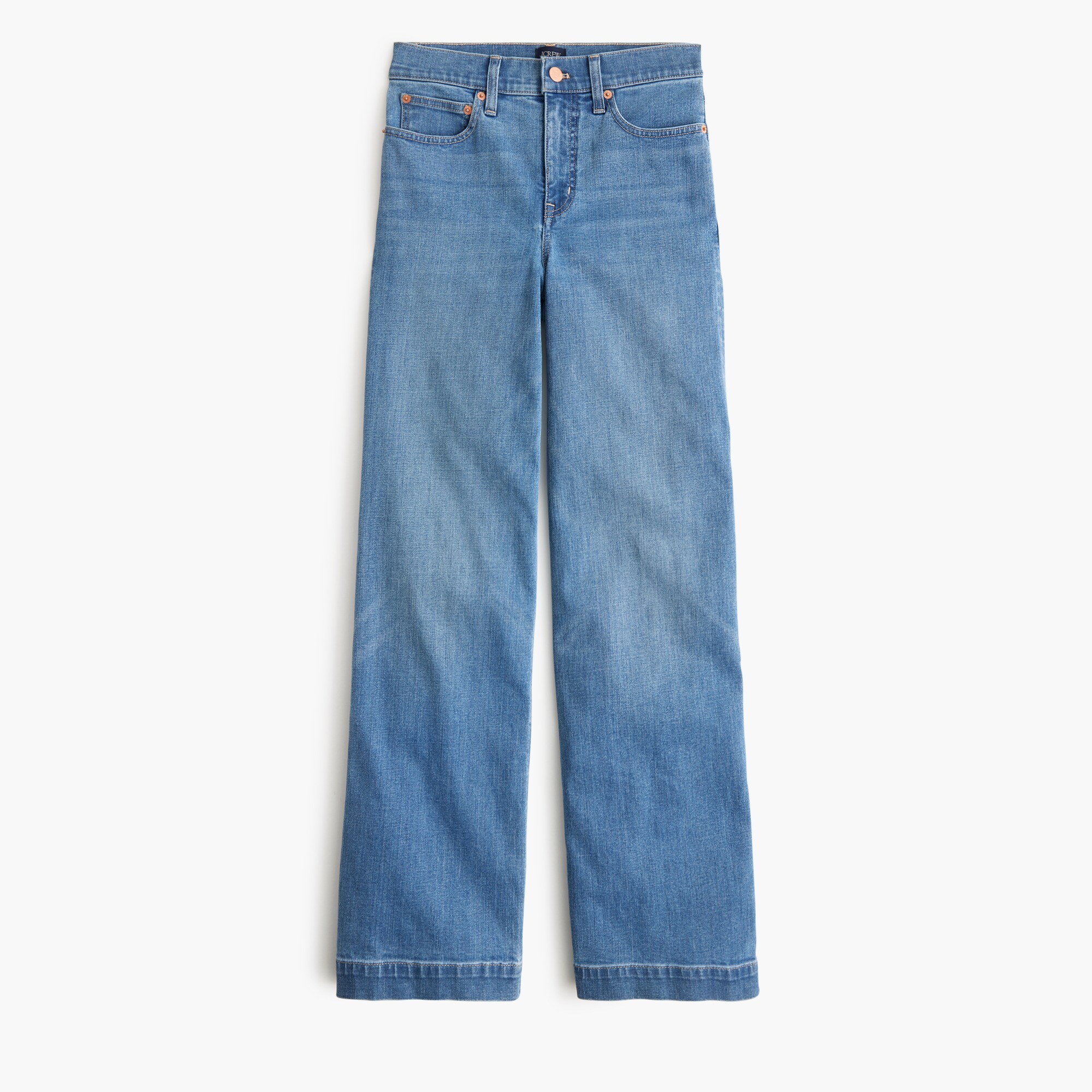 Pantalon city large bleu femme | Cache Cache
