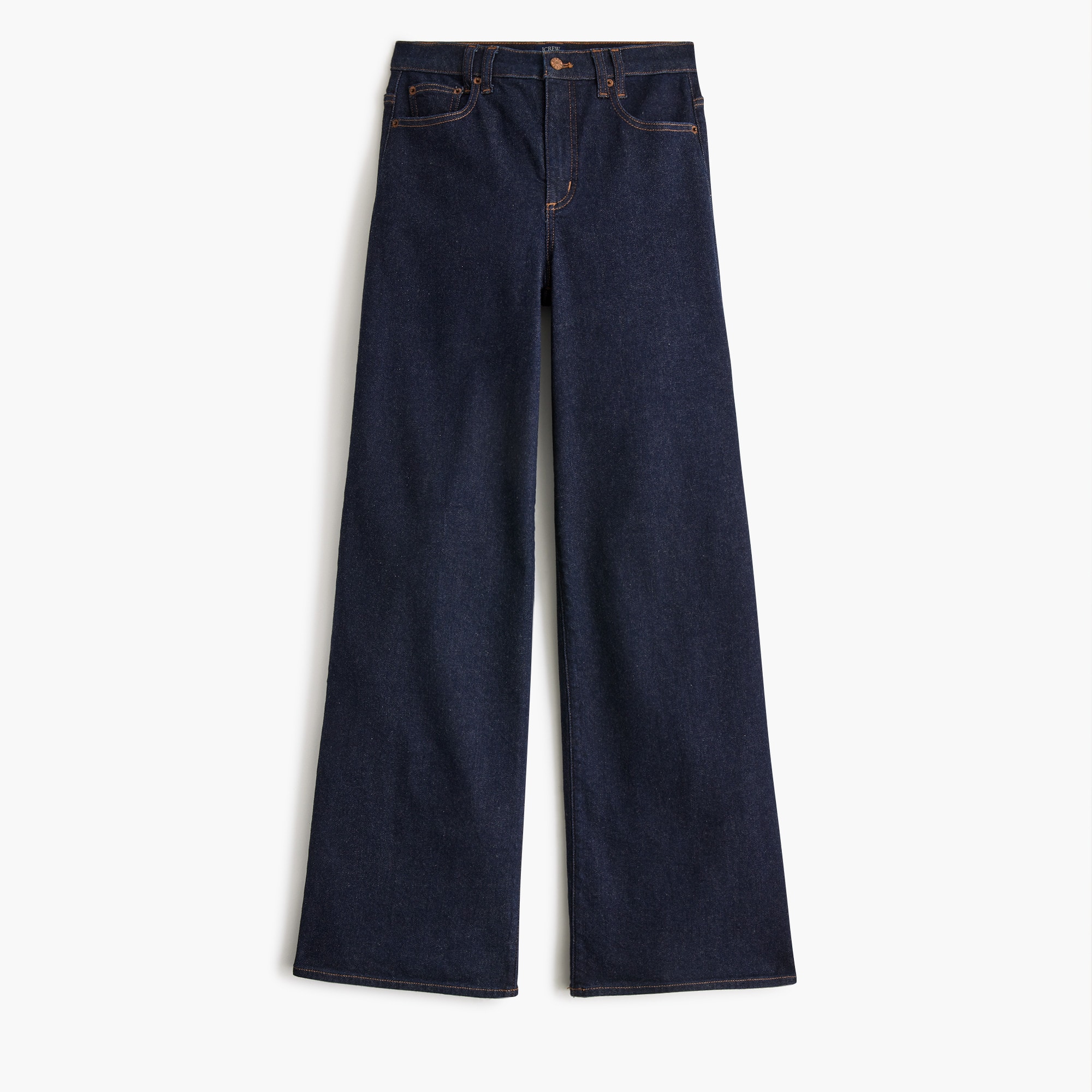 Modern wide-leg jean signature stretch