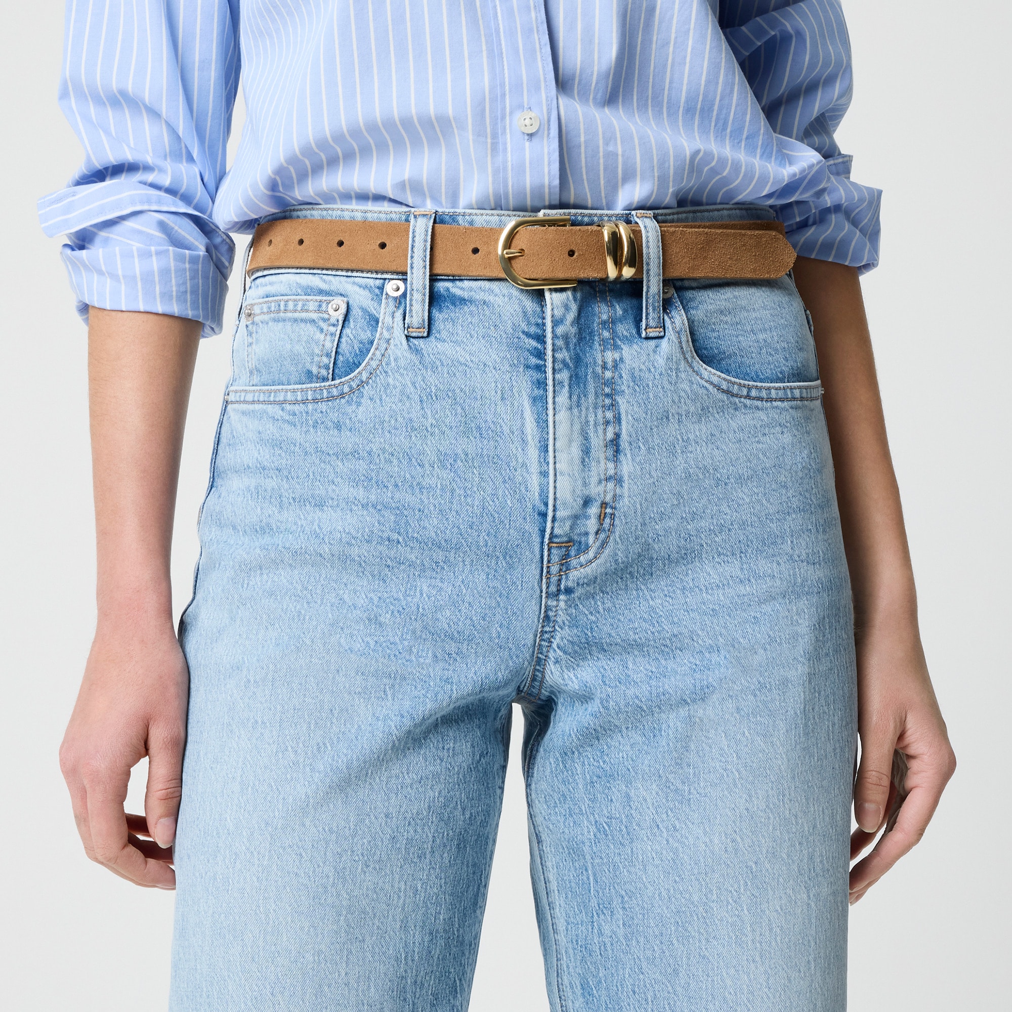 Barrel-leg jean in all-day stretch