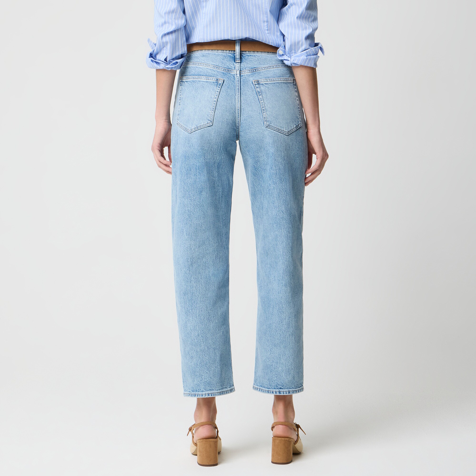 Barrel-leg jean in all-day stretch