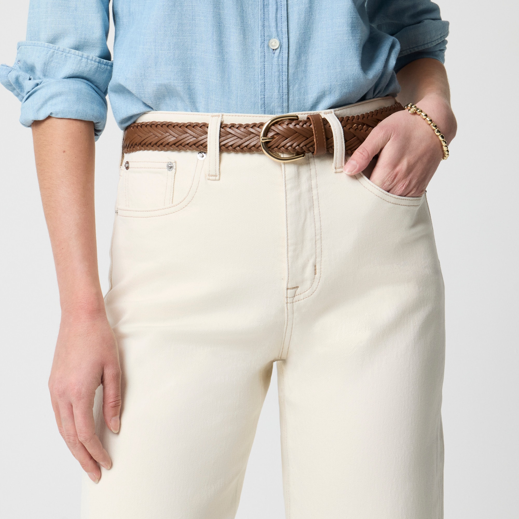Barrel-leg jean in all-day stretch