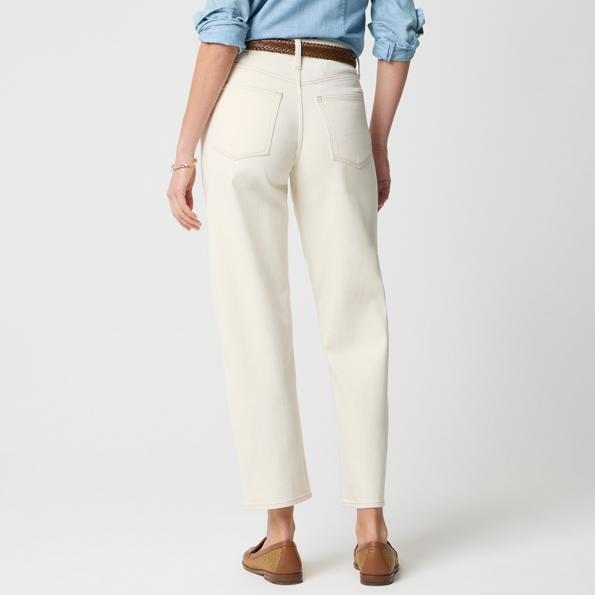 Barrel-leg jean in all-day stretch