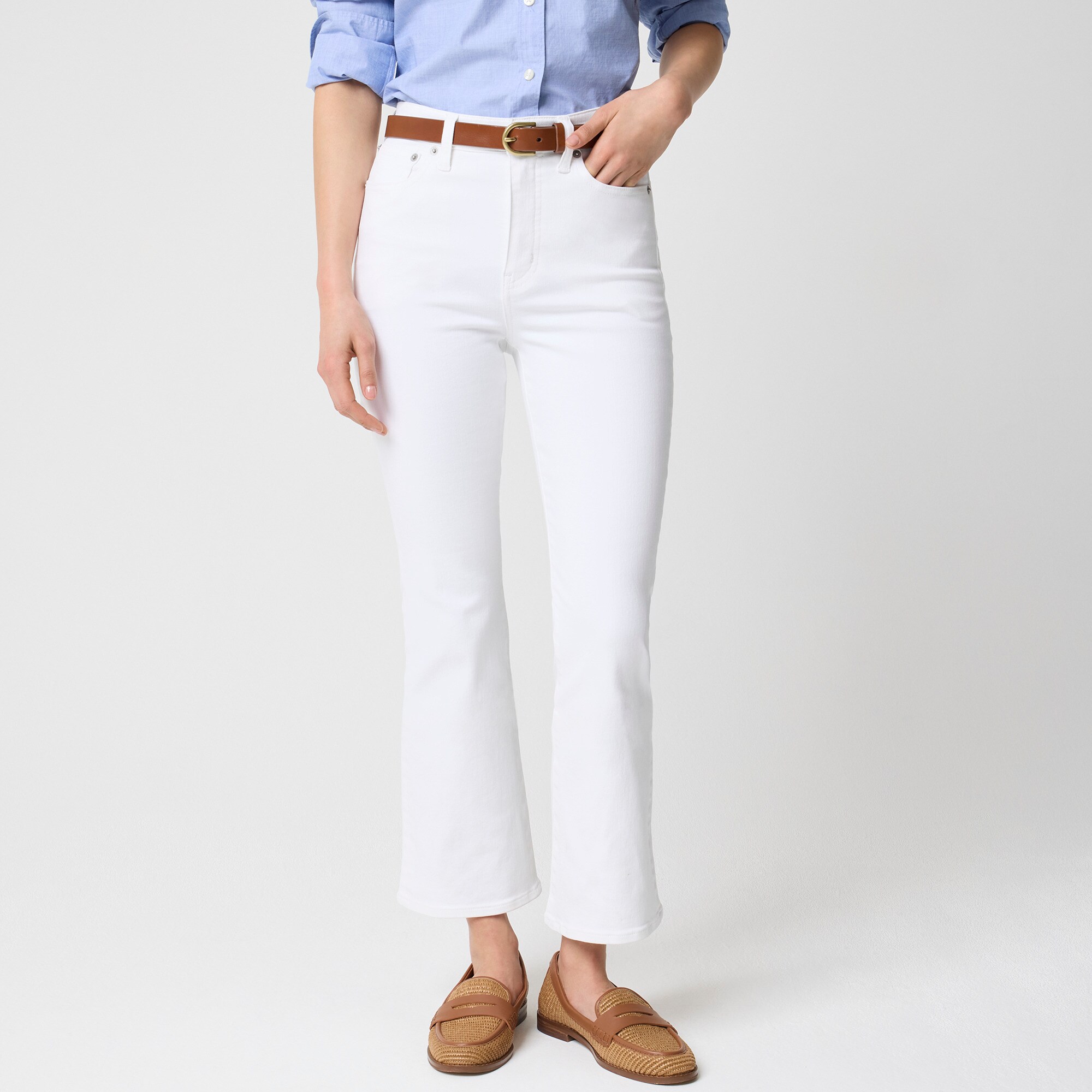 womens Ankle flare jean in signature stretch+