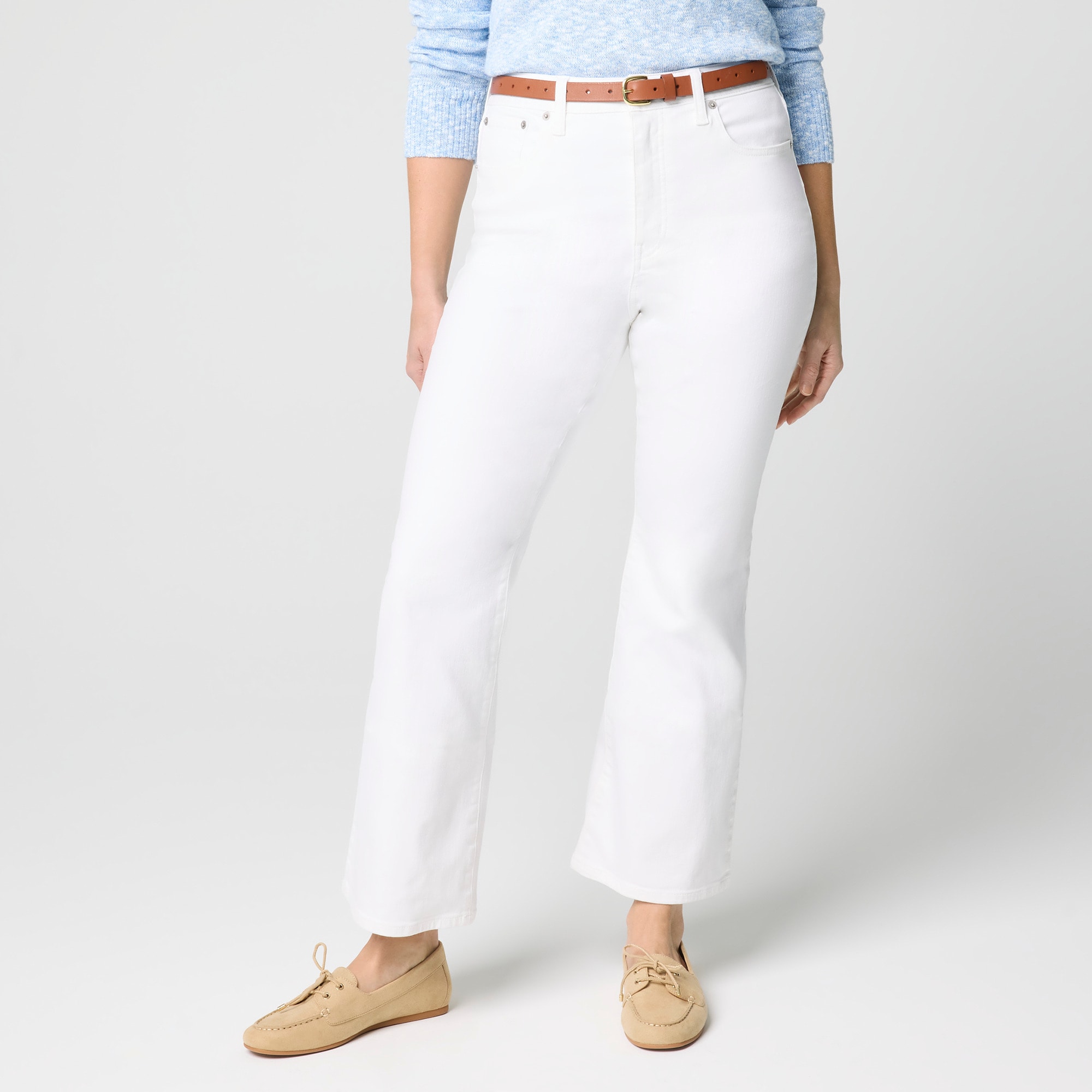 Curvy ankle flare jean in signature stretch+