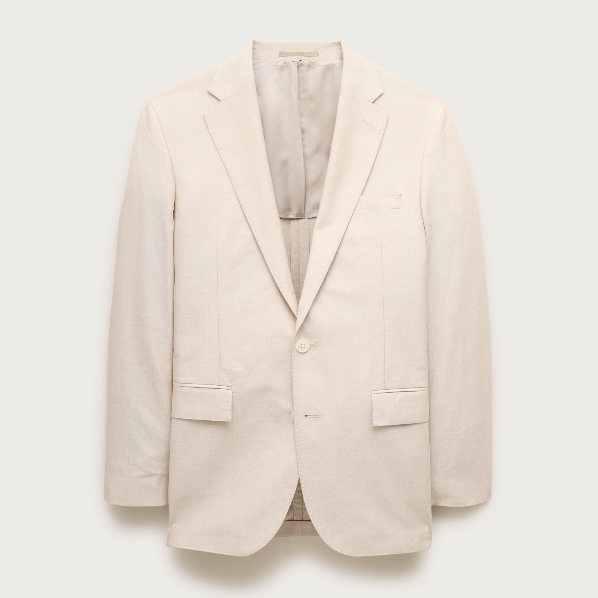 Ludlow Slim-fit suit jacket in Portuguese cotton oxford