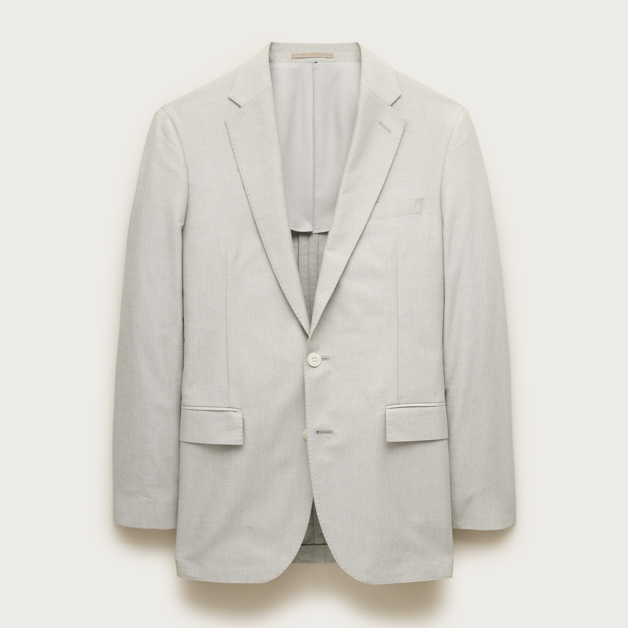 Ludlow Slim-fit suit jacket in Portuguese cotton oxford
