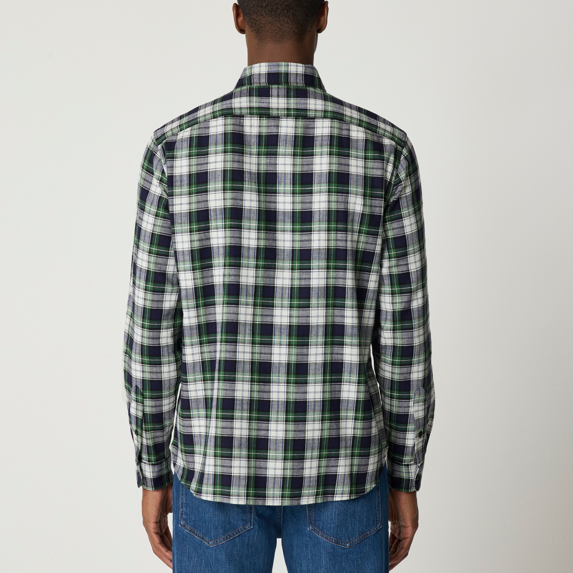 Double-pocket twill shirt