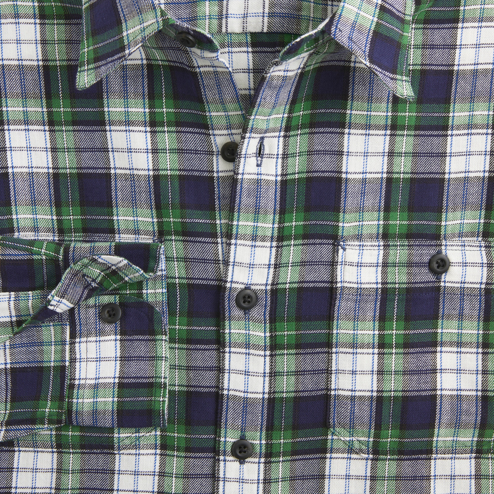 Double-pocket twill shirt