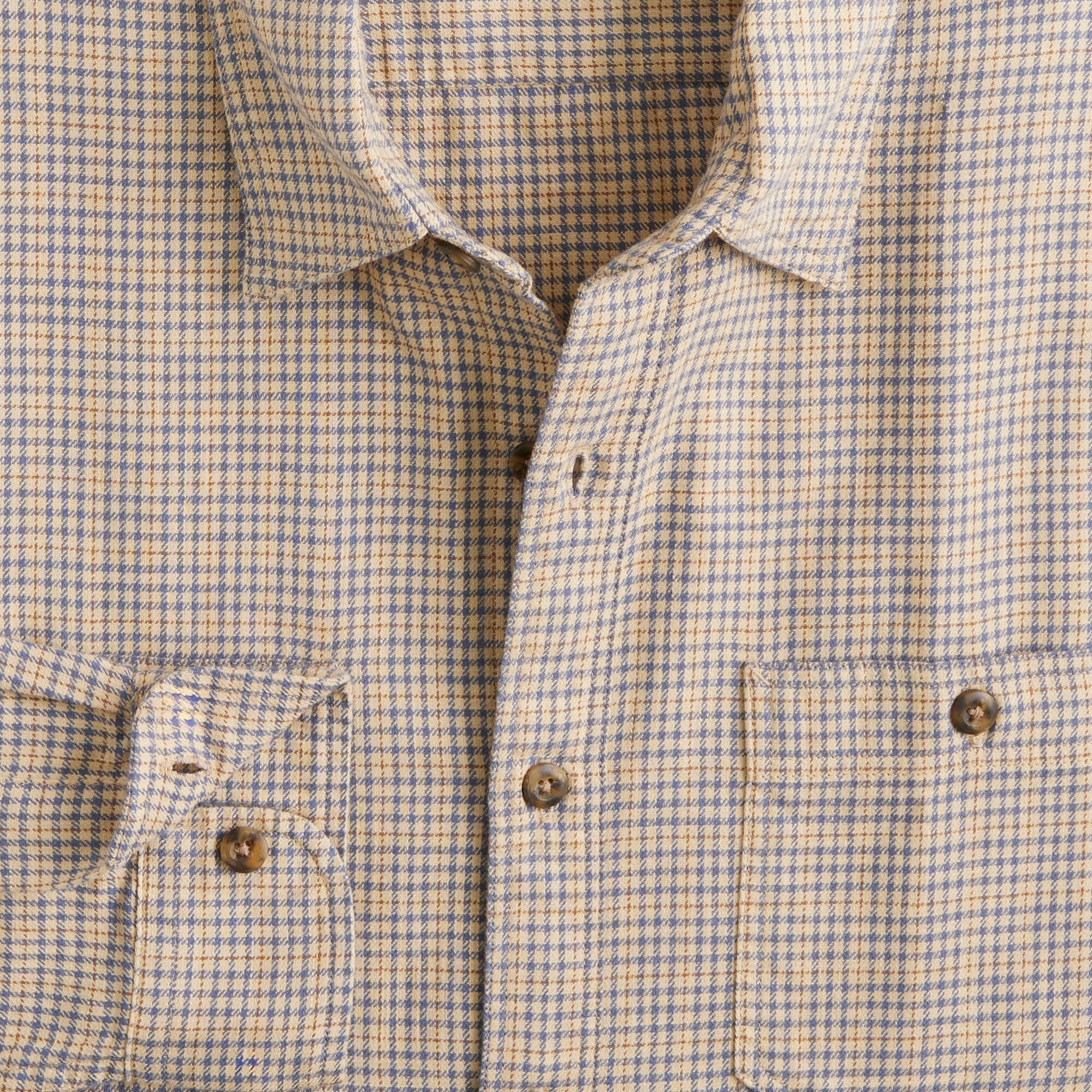 Double-pocket twill shirt