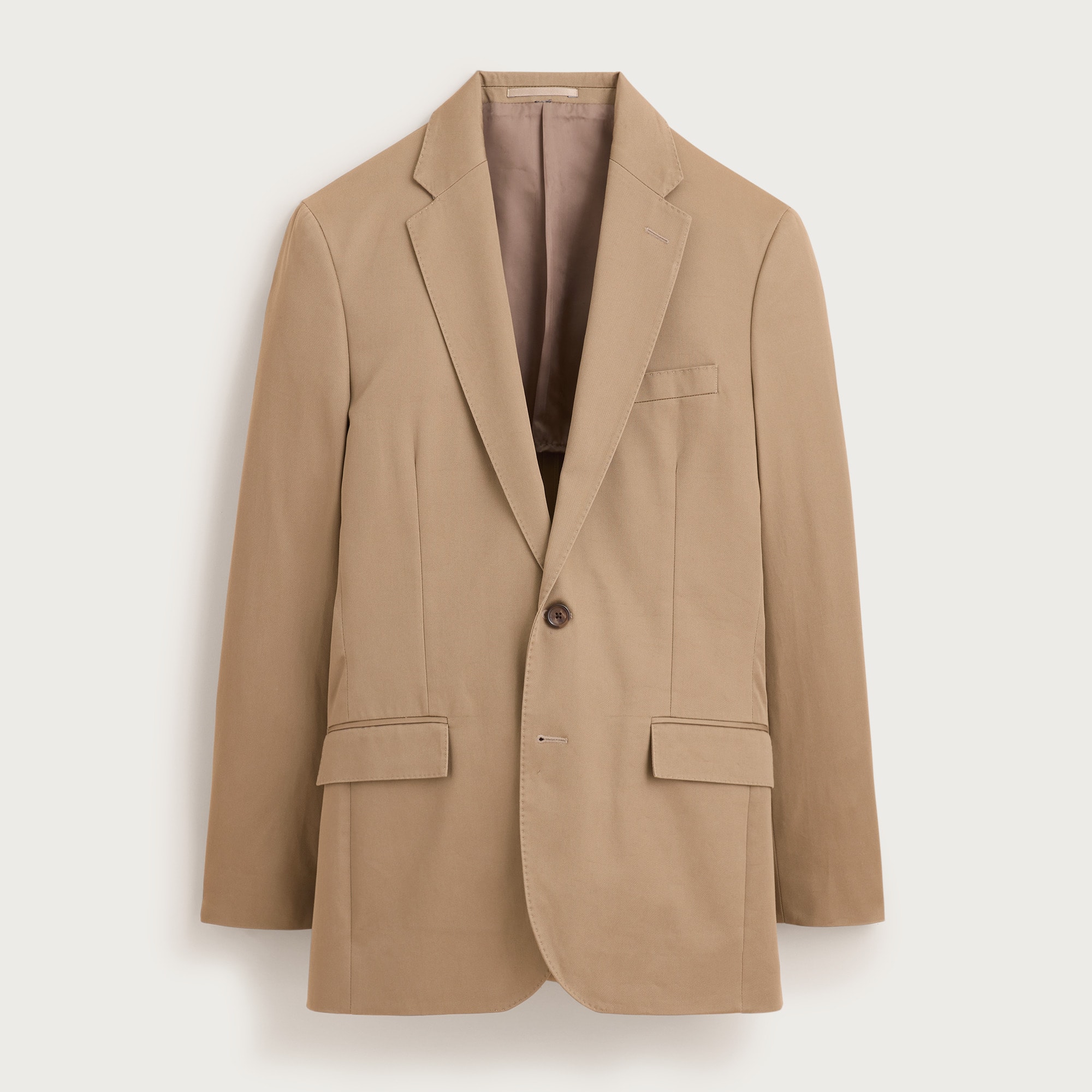 Ludlow Slim-fit suit jacket in Japanese cotton chino