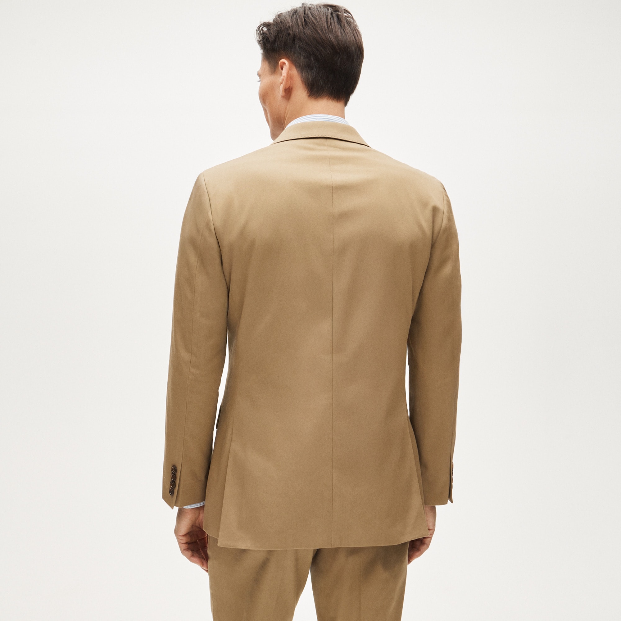 Ludlow Slim-fit suit jacket in Japanese cotton chino