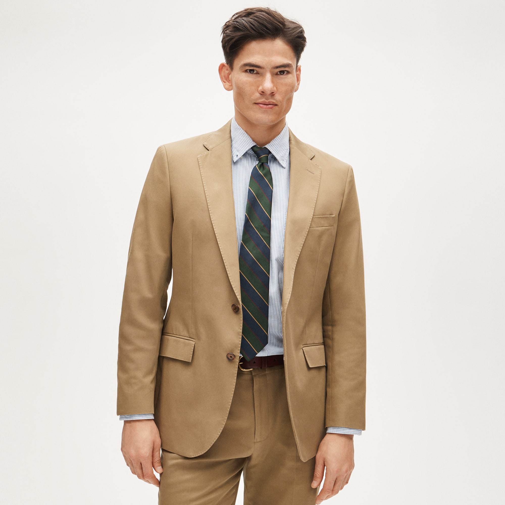 mens Ludlow Slim-fit suit jacket in Japanese cotton chino