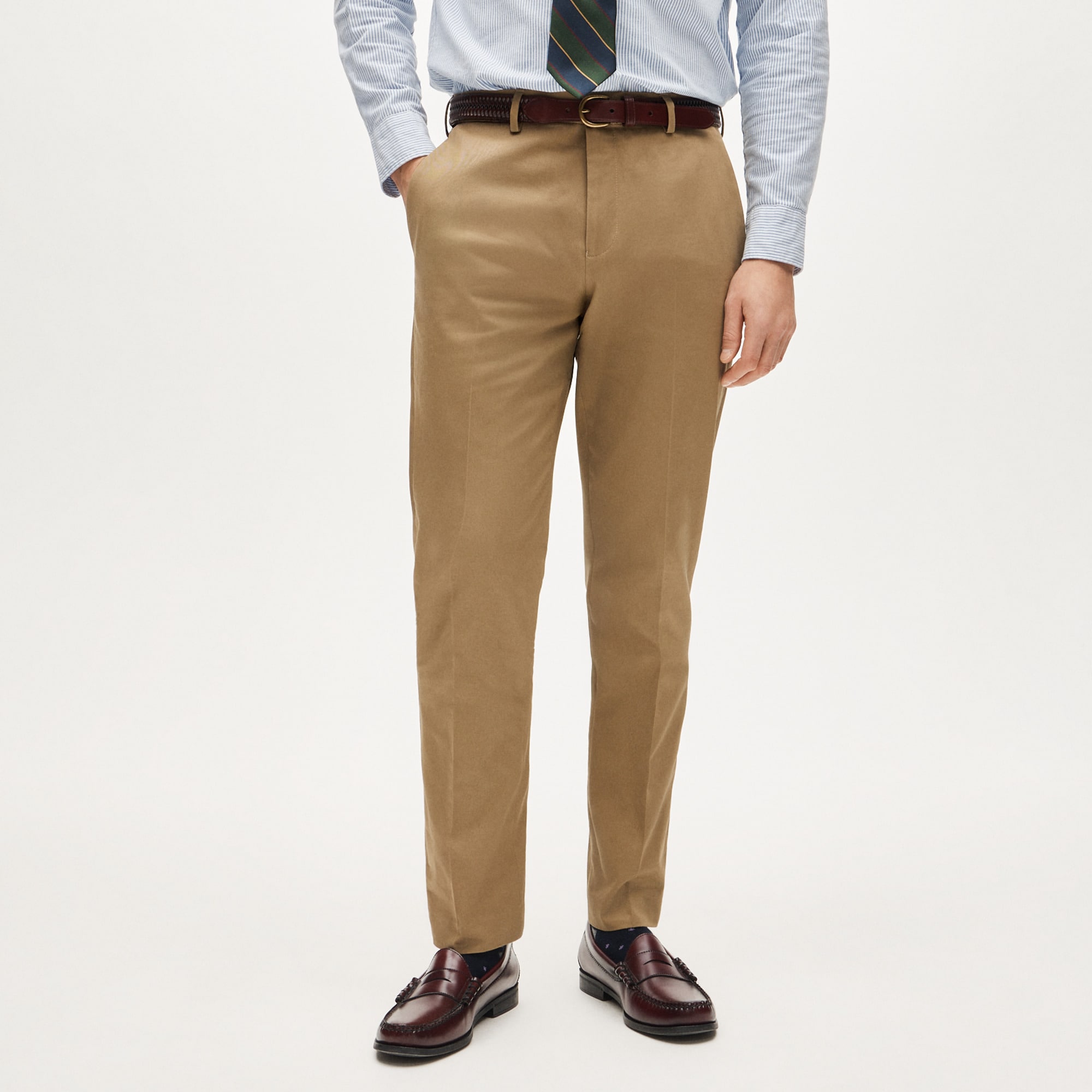 mens Ludlow Slim-fit suit pant in Japanese cotton chino