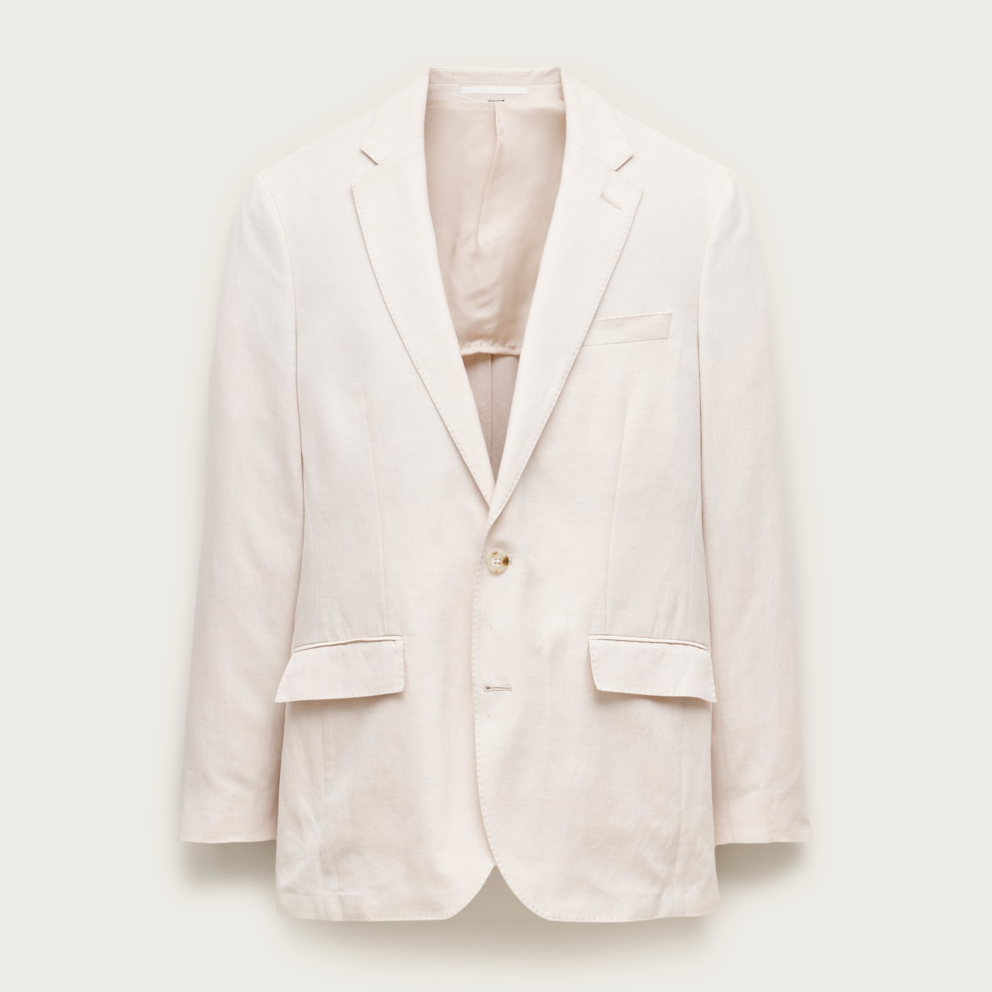 Ludlow Slim-fit suit jacket in Irish cotton-linen blend