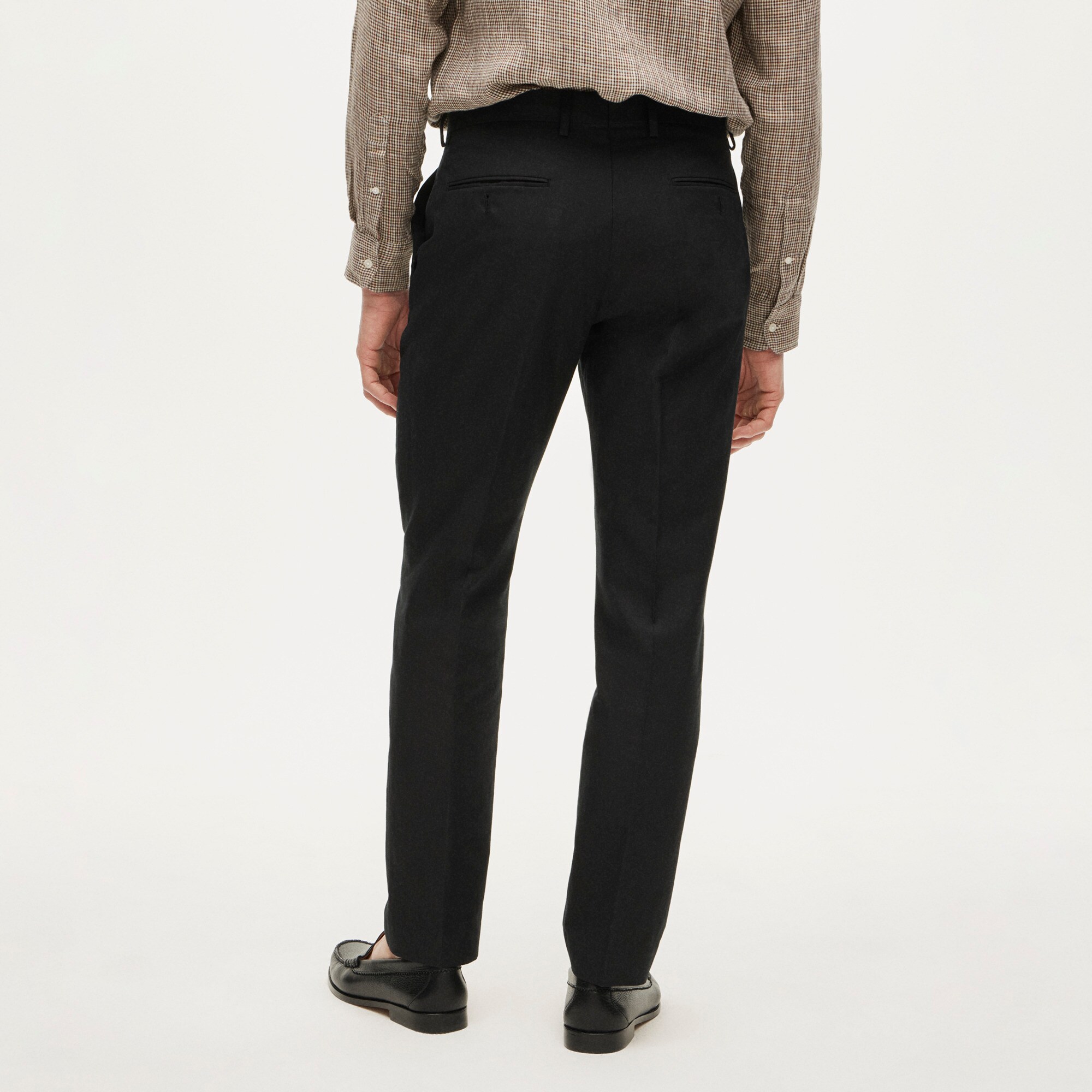 Ludlow Slim-fit suit pant in Baird McNutt Irish cotton-linen blend
