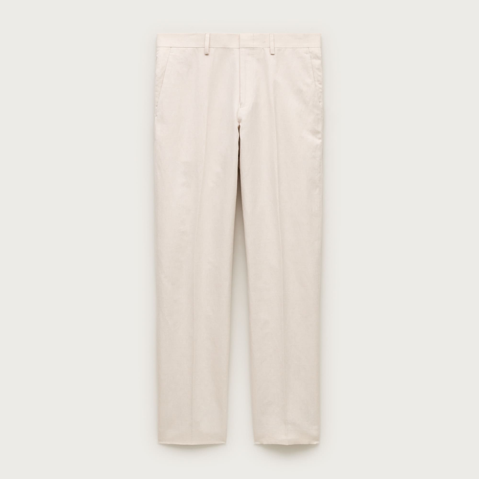 Ludlow Slim-fit suit pant in Baird McNutt Irish cotton-linen blend