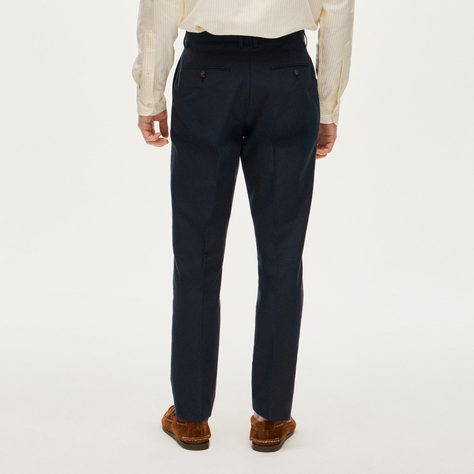 Ludlow Slim-fit suit pant in Baird McNutt Irish cotton-linen blend