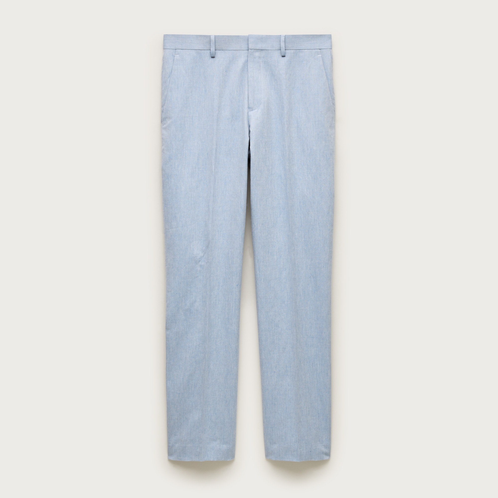 Ludlow Slim-fit suit pant in Baird McNutt Irish cotton-linen blend