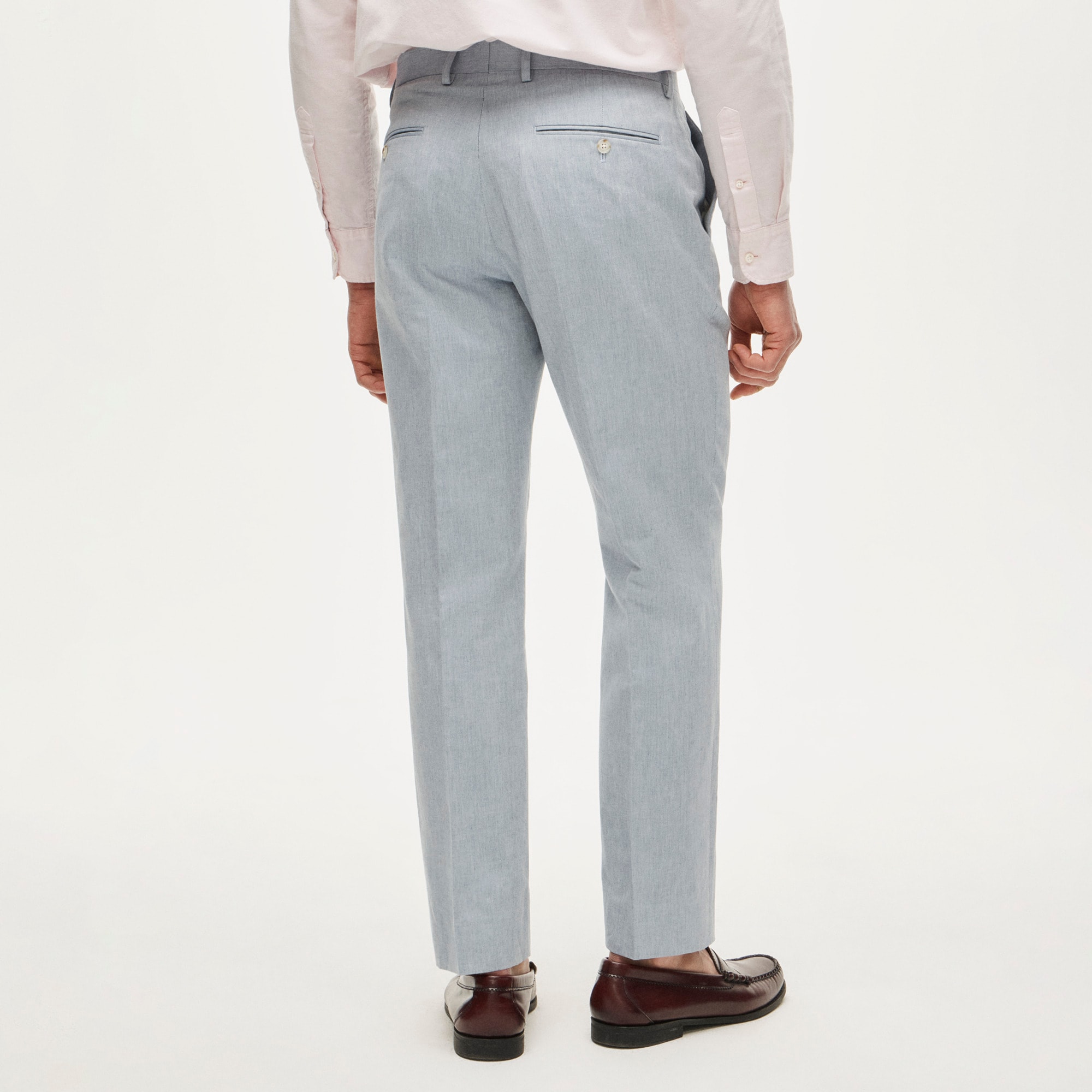 Ludlow Slim-fit suit pant in Baird McNutt Irish cotton-linen blend
