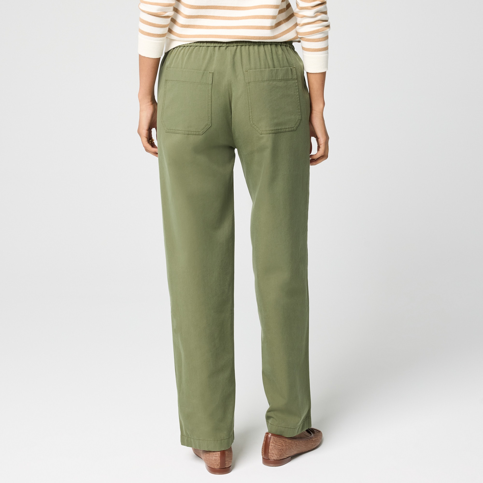 Wide-leg utility pull-on pant - image 3