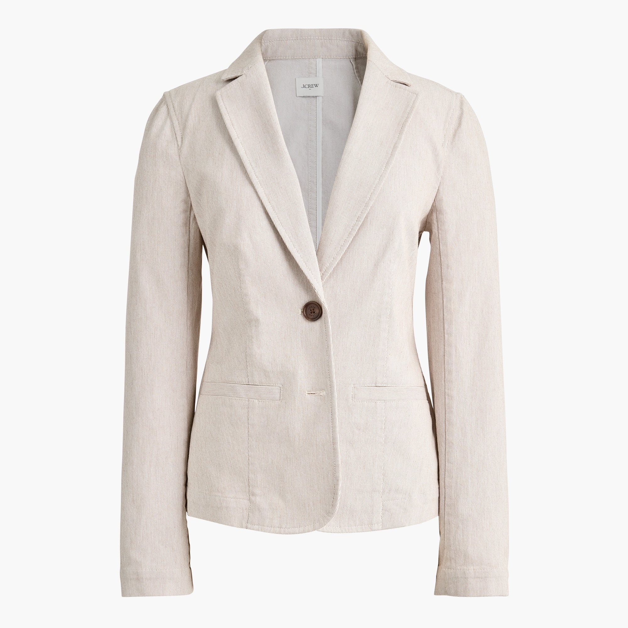 Unlined cotton-blend blazer
