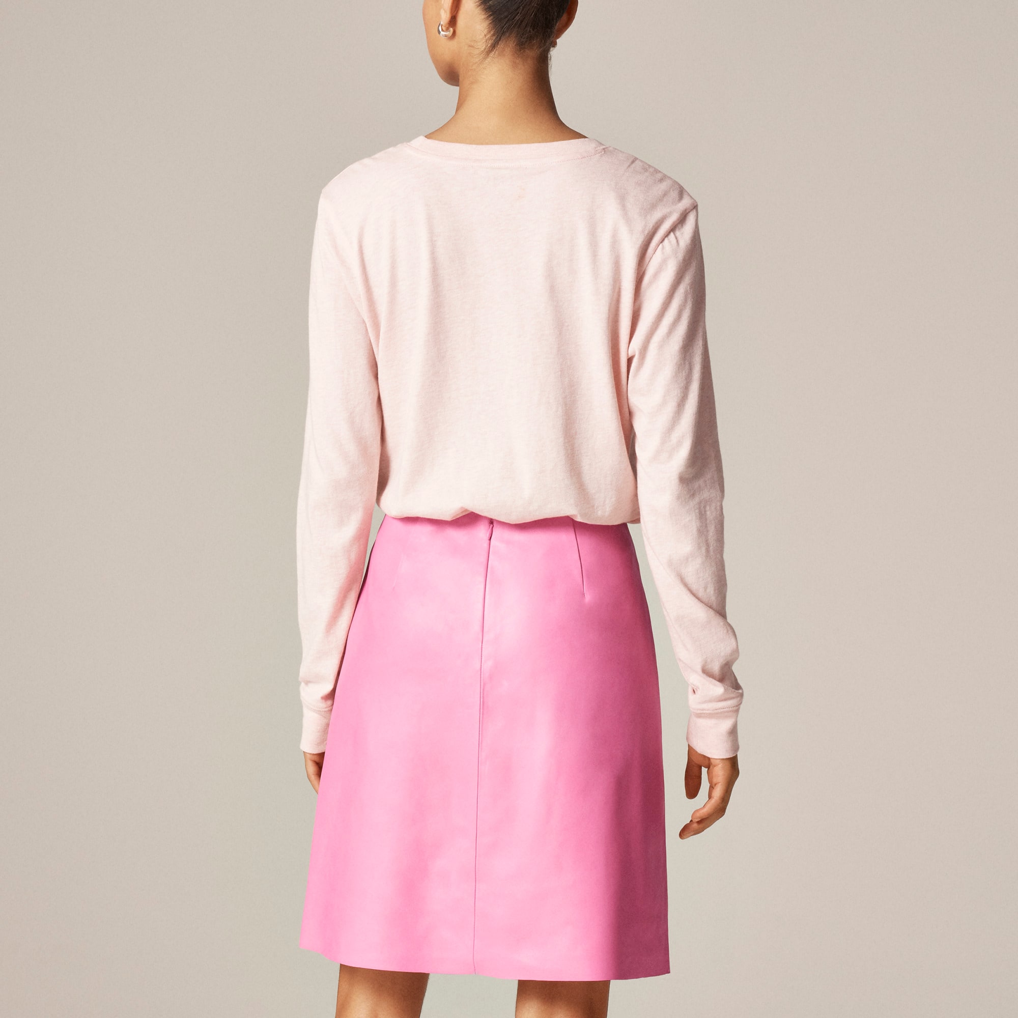 Collection Fairfax skirt in leather - image 4