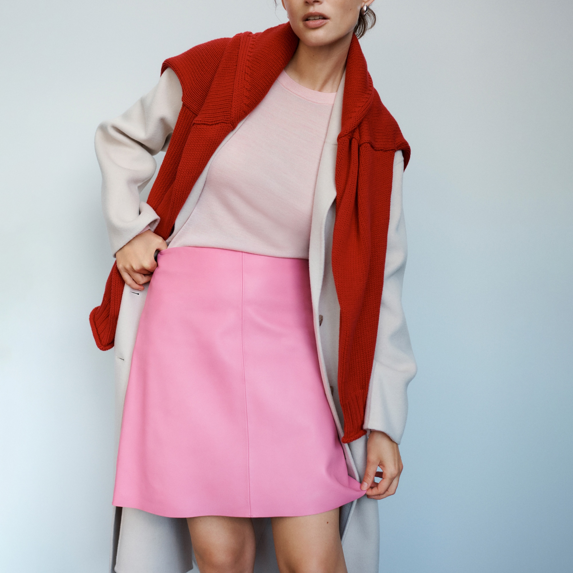 Collection Fairfax skirt in leather - image 5