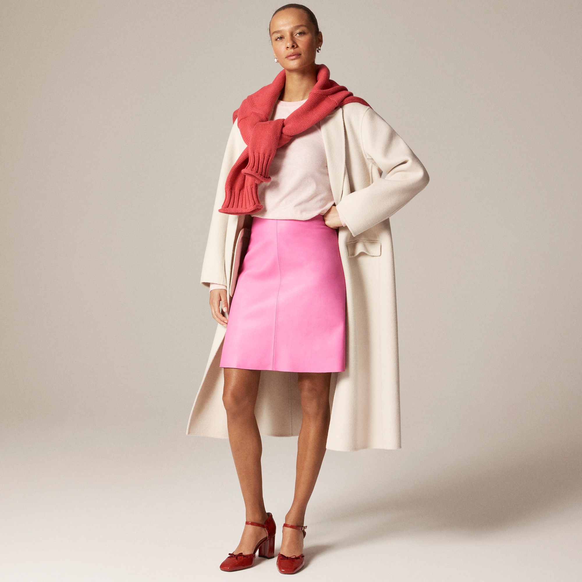 Collection Fairfax skirt in leather - image 2