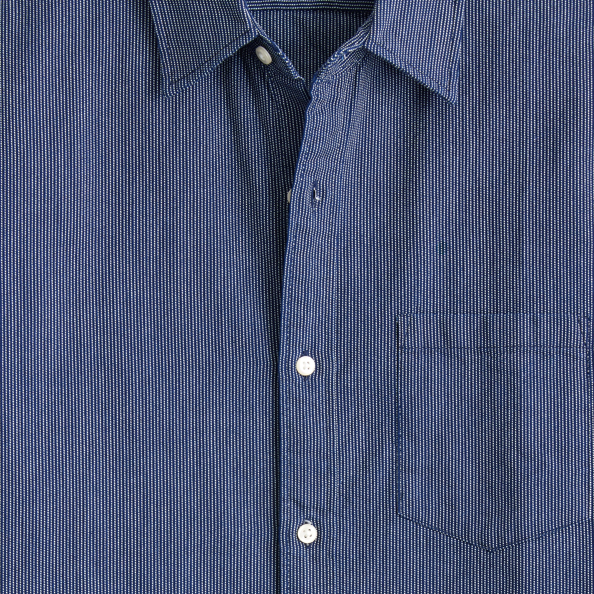 Striped short-sleeve shirt