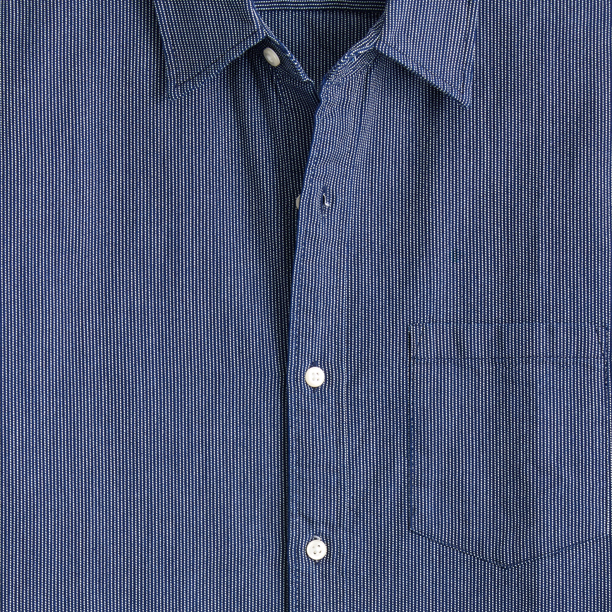 Striped short-sleeve shirt