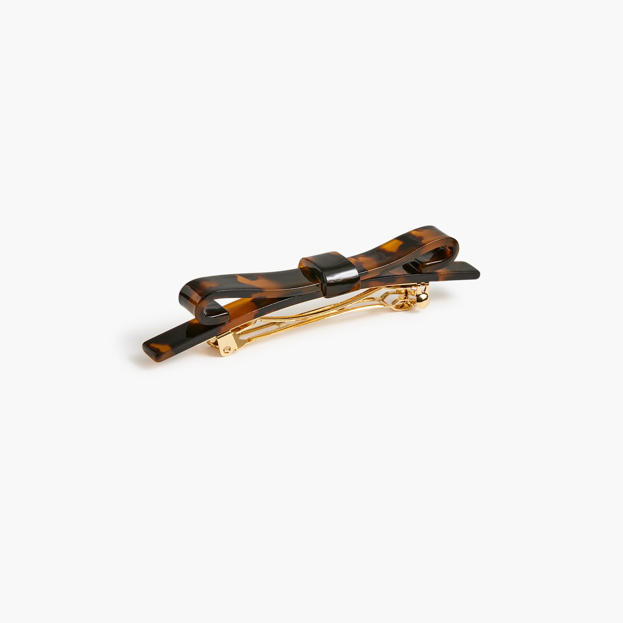 womens Tortoise bow barrette