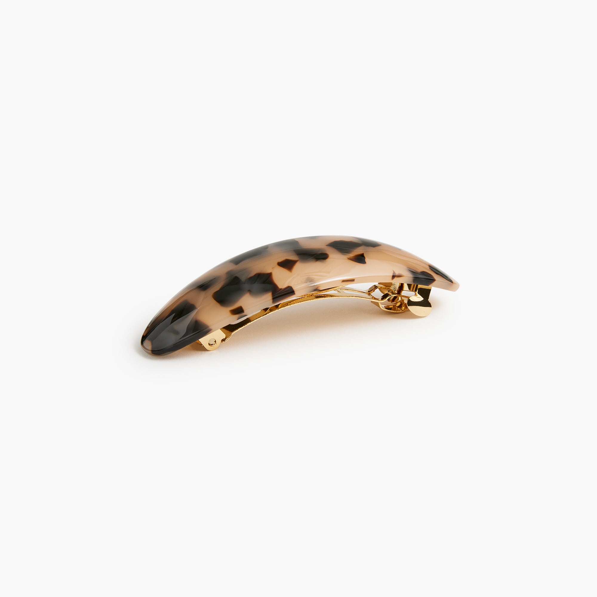 womens Tortoise oval barrette