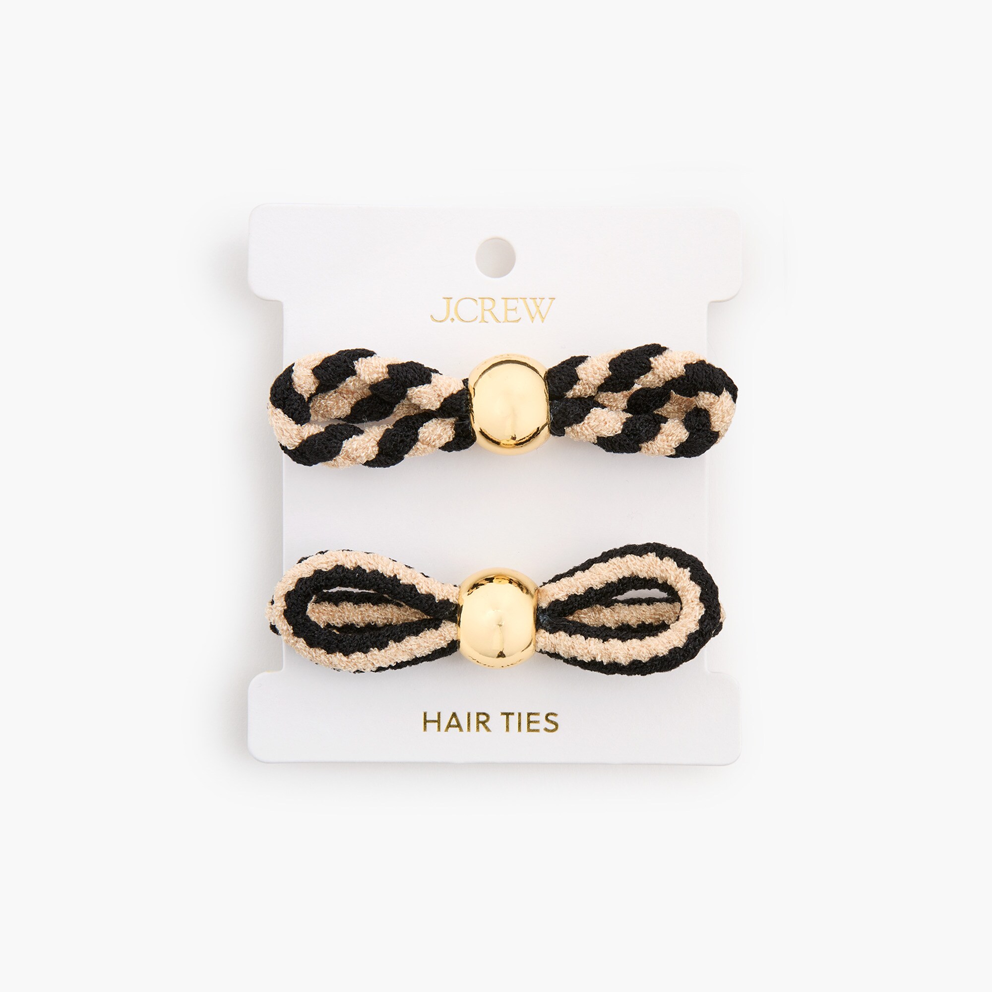 Two-tone hairs tie set-of-two