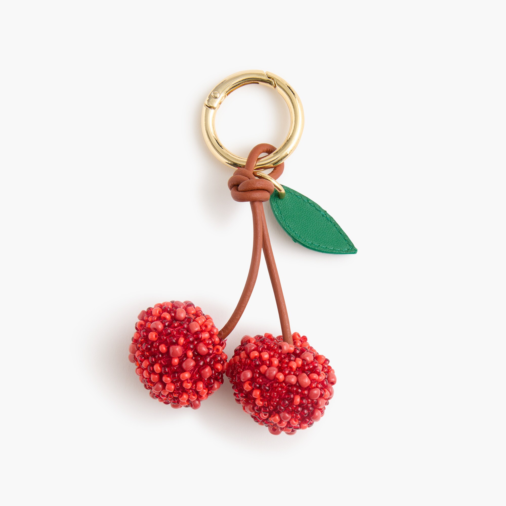 Beaded Cherry Bag Charm For Women | Factory