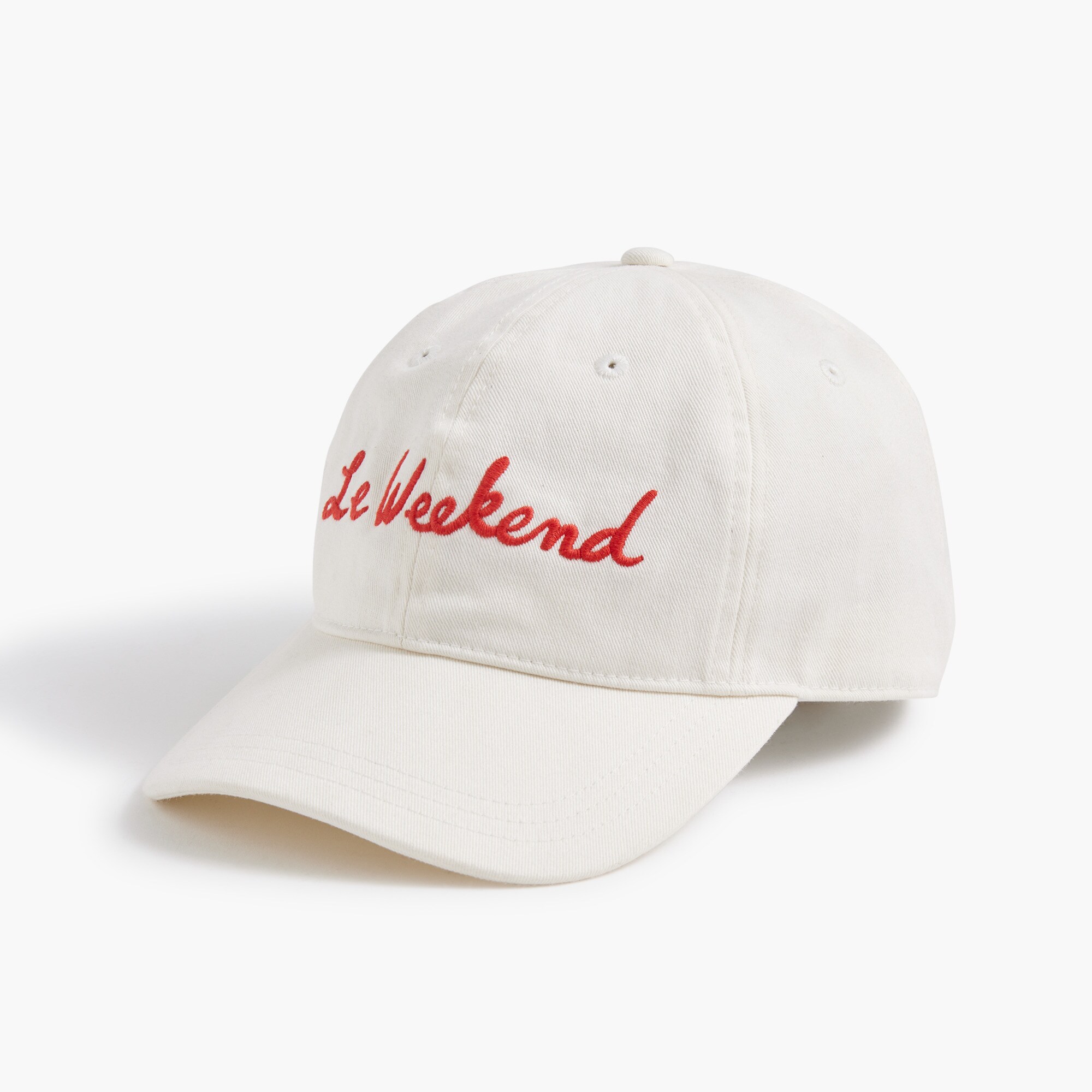 "le weekend" baseball hat for women