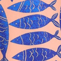 Boys' compression-lined swim trunk WASHED MELON