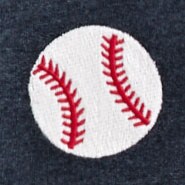 Boys' fries patch tee HEATHER NAVY