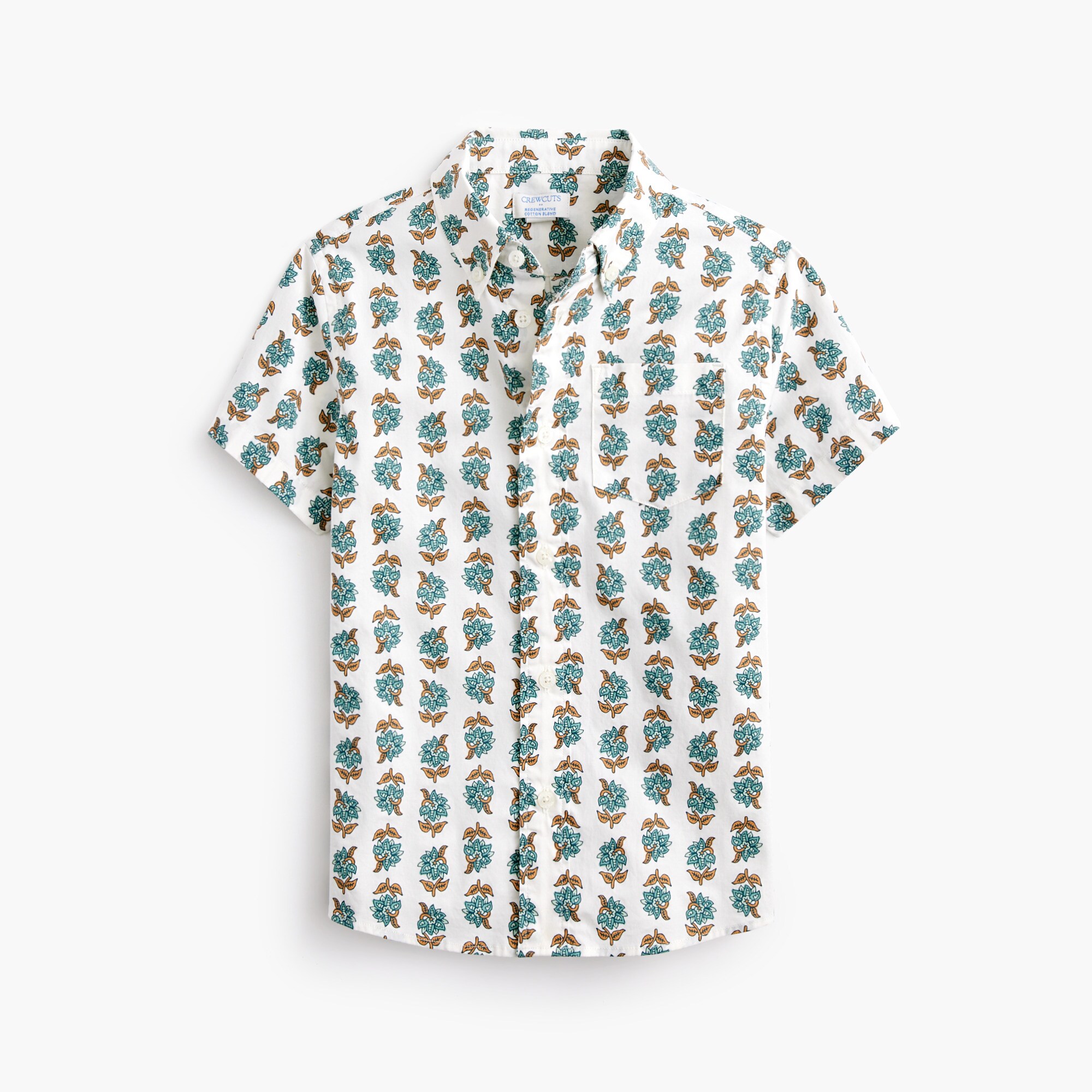 Boys' printed short-sleeve shirt