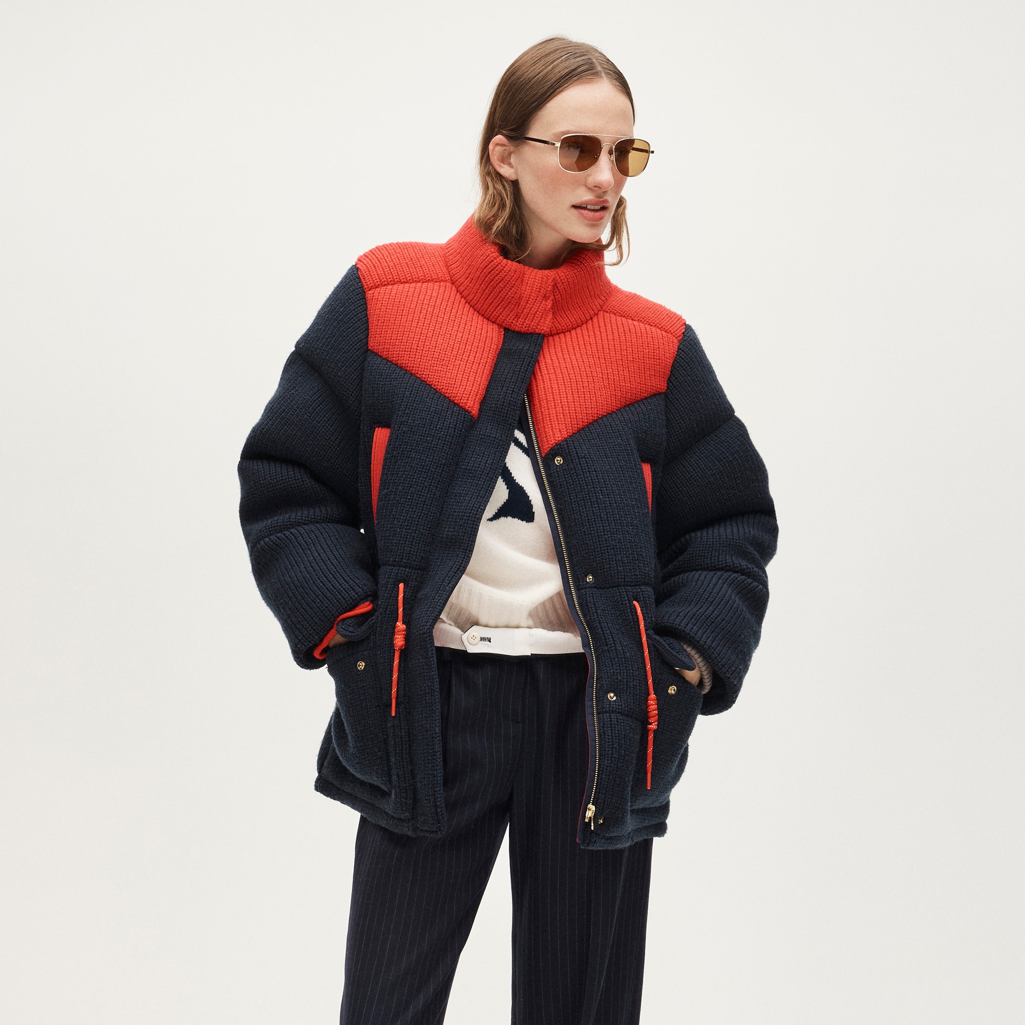 U.S. Ski &amp; Snowboard by J.Crew sweater puffer jacket - image 3