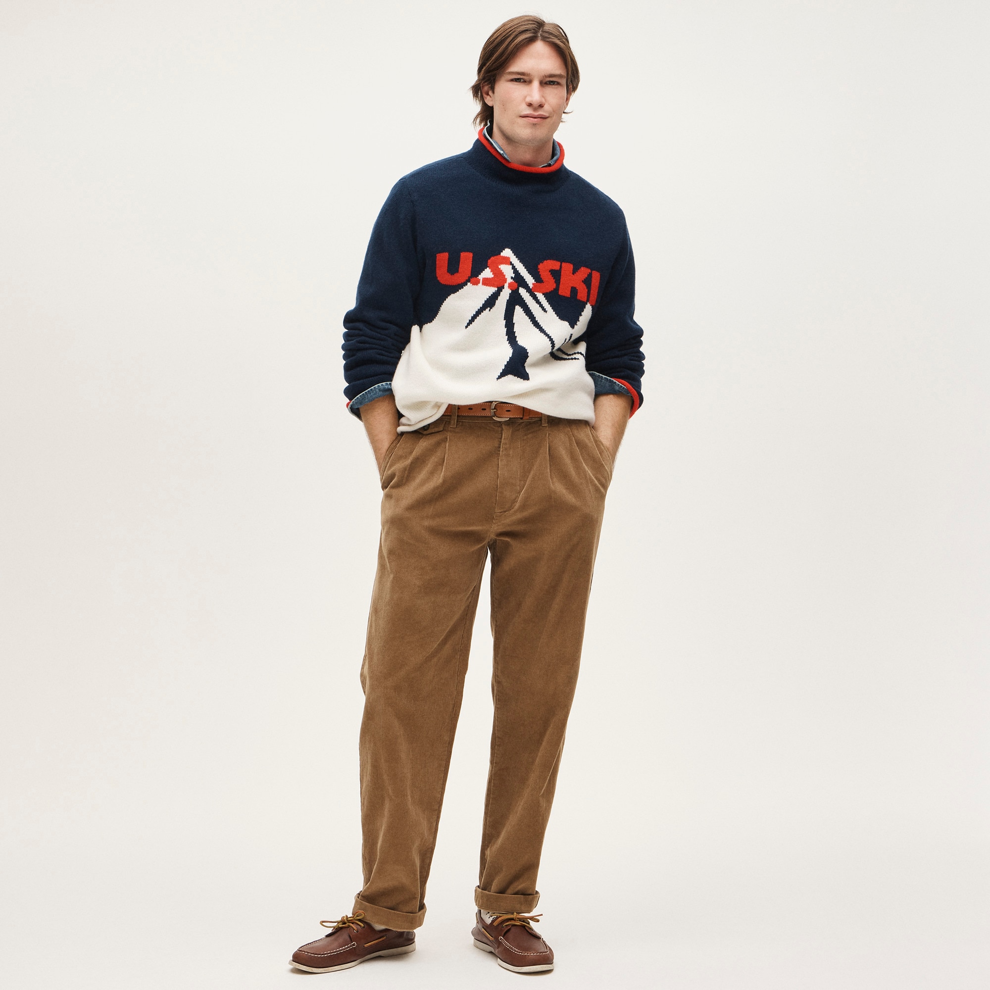 U.S. Ski & Snowboard by J.Crew Alps Rollneck™ sweater in wool