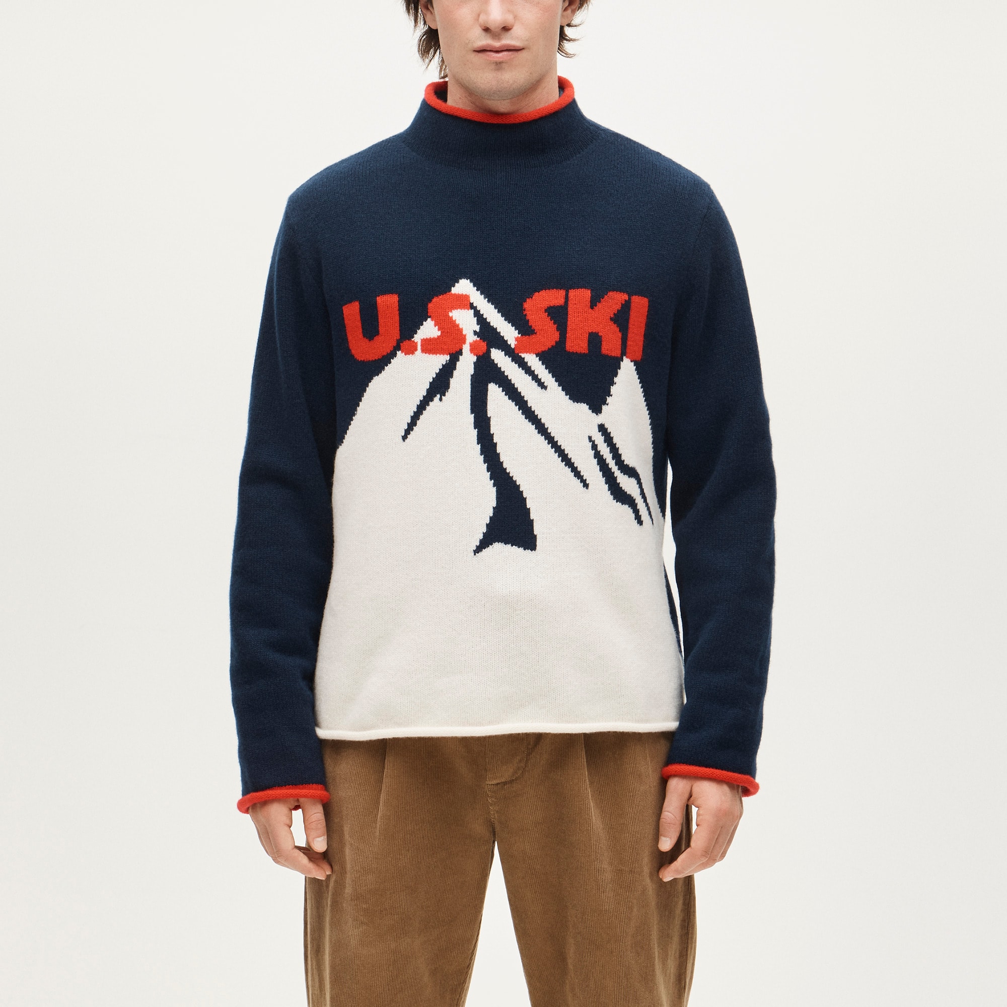 U.S. Ski & Snowboard by J.Crew Alps Rollneck™ sweater in wool