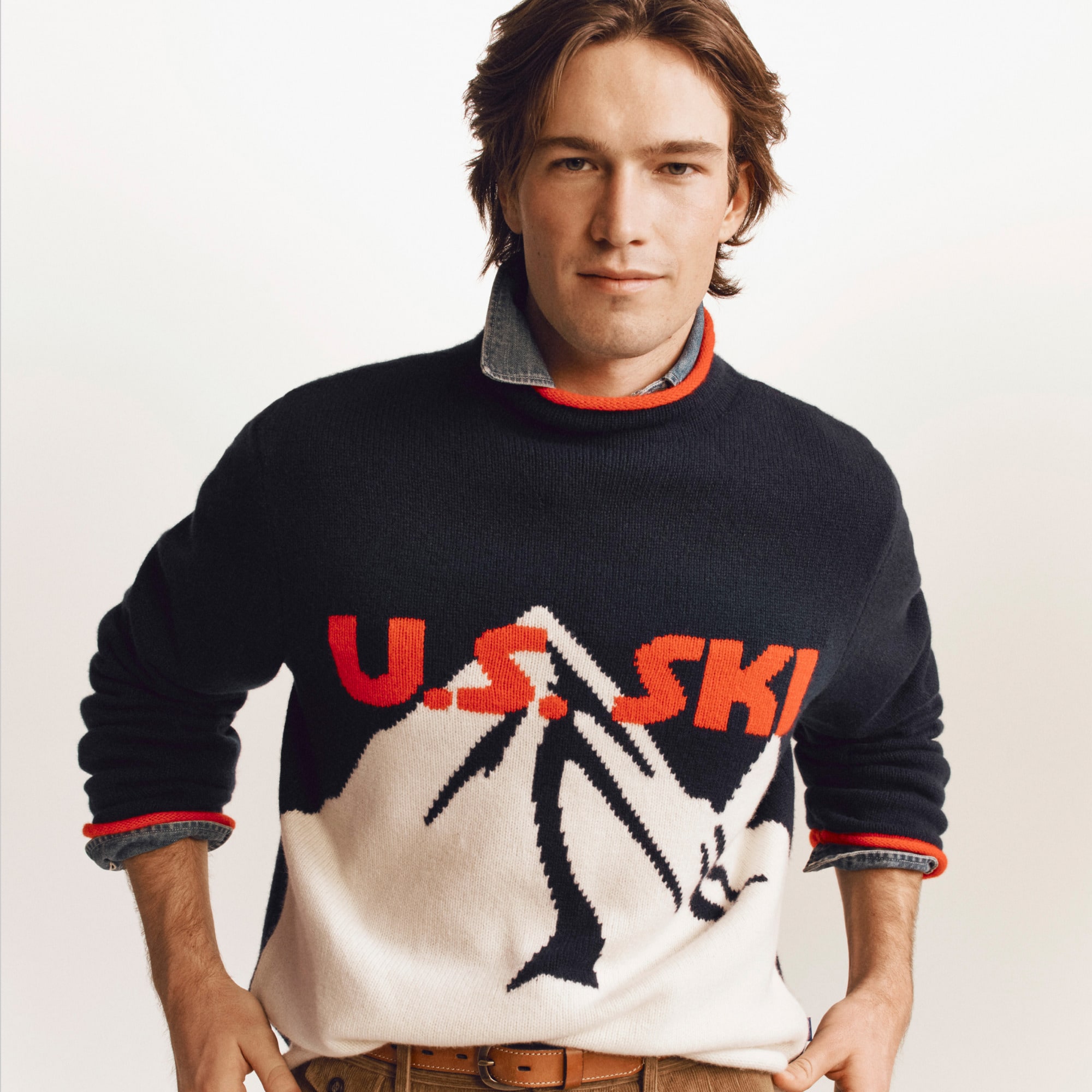 U.S. Ski & Snowboard By J.Crew Alps Rollneck™ Sweater In Wool For