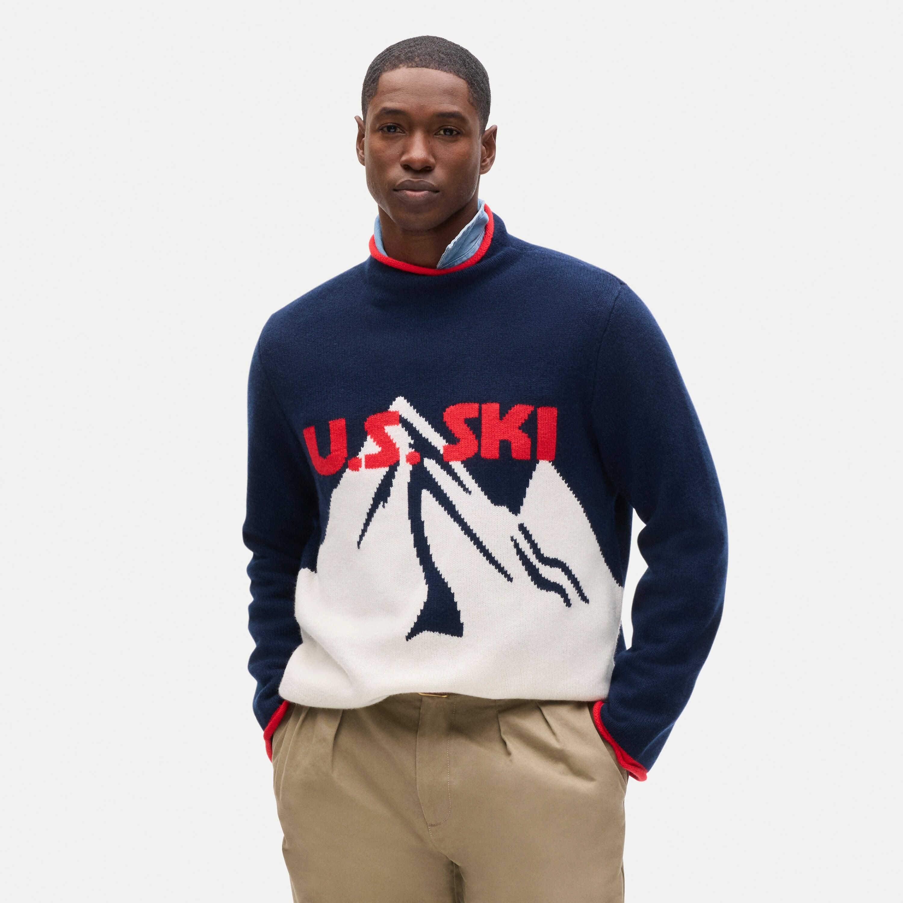 U.S. Ski & Snowboard by J.Crew Alps Rollneck™ sweater in wool