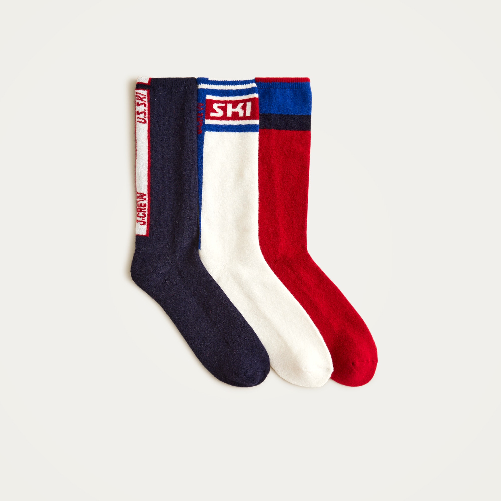 U.S. Ski & Snowboard by J.Crew wool socks three-pack
