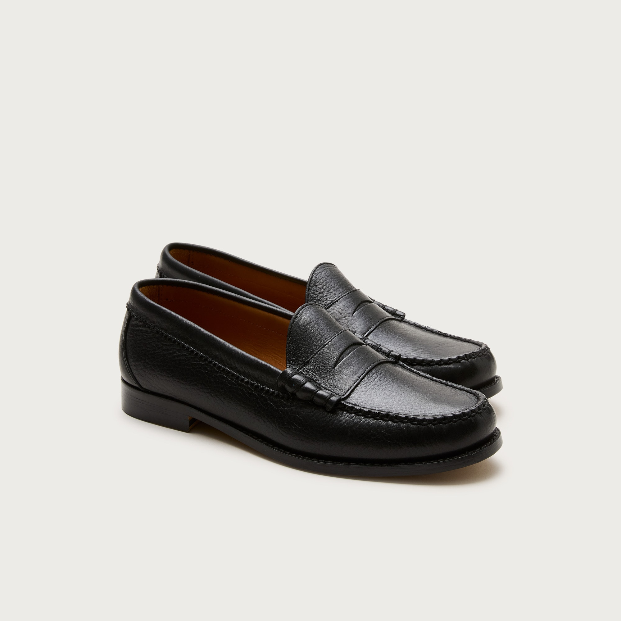 Camden tumbled leather loafers with leather soles from J.Crew - $288 (8% off)