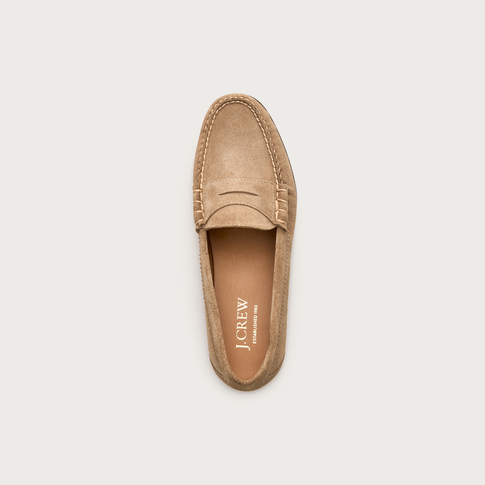 Camden suede loafers with rubber soles