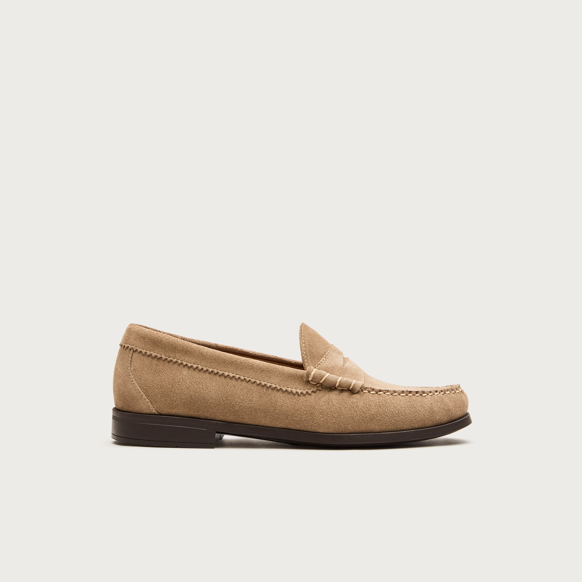 Camden suede loafers with rubber soles